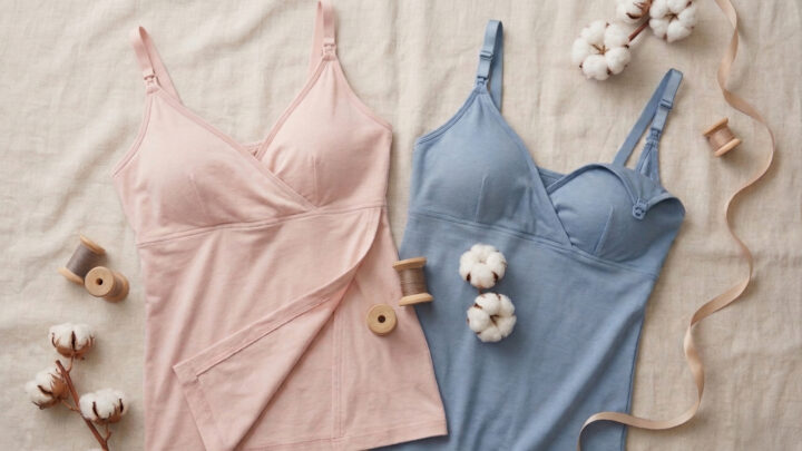 授乳キャミソールタイプ別おすすめ7選！メリットとクロスオープン・ストラップオープン選び方